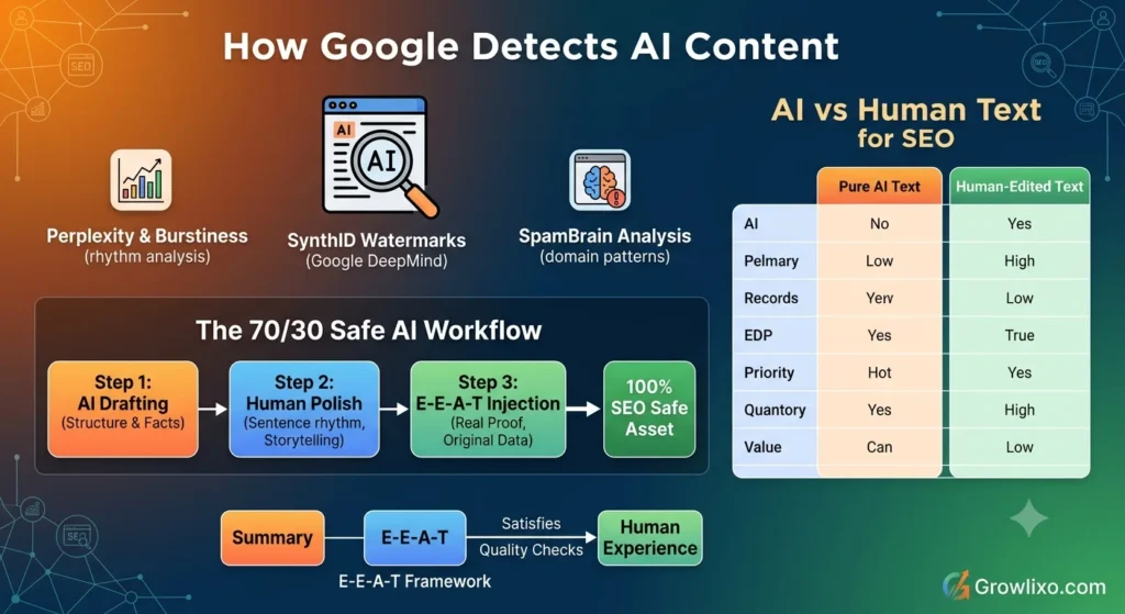 how google detects ai written content