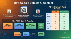 how google detects ai written content